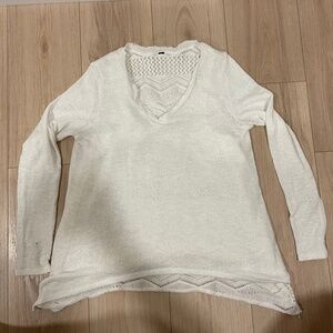 Free People white sweater